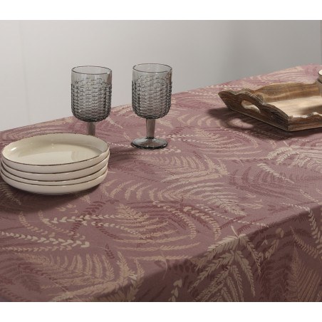 Τραπεζομάντηλο Nef-Nef Fern Bordo 140x140