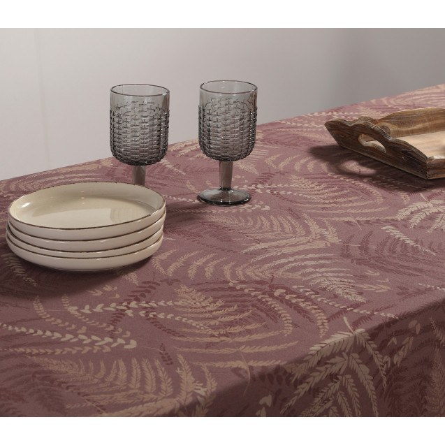 Τραπεζομάντηλο Nef-Nef Fern Bordo 140x180