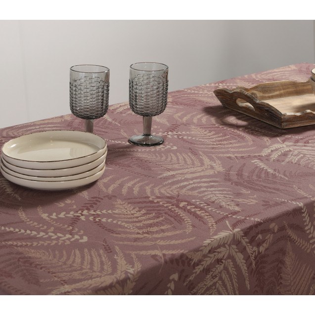 Τραπεζομάντηλο Nef-Nef Fern Bordo 140x180