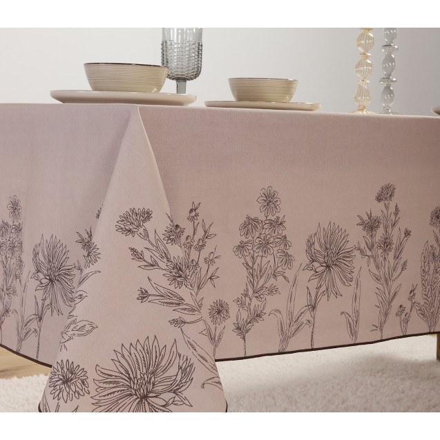 Τραπεζομάντηλο Nef-Nef Kerkynia Brown 140x140