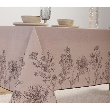 Τραπεζομάντηλο Nef-Nef Kerkynia Brown 140x140