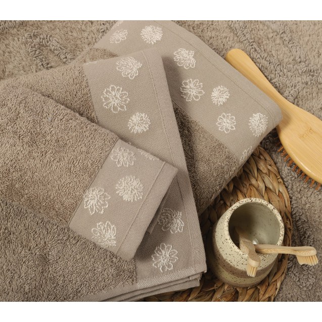 Πετσέτα Σώματος Nef-Nef Anthem Beige 70x140