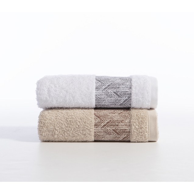 Πετσέτα Σώματος Nef-Nef Depreo White 70x140