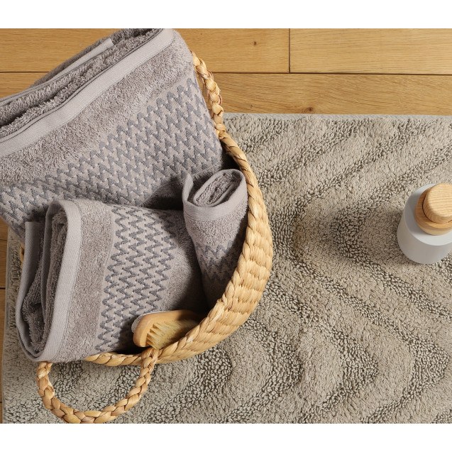 Πετσέτα Σώματος Nef-Nef Fonteste Grey 70x140