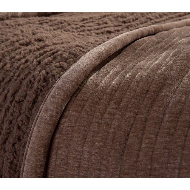 Κουβερλί Υπέρδιπλο Nef-Nef Brave Mocca 230x240