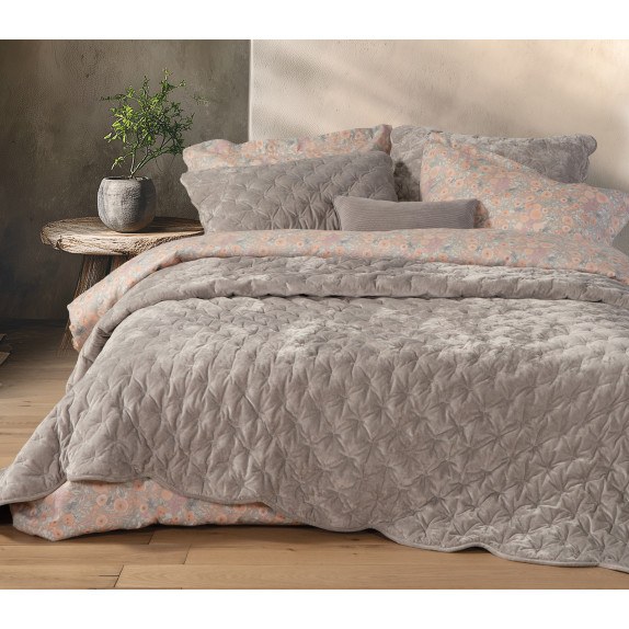 Κουβερλί Υπέρδιπλο Nef-Nef Priver Grey 230x240