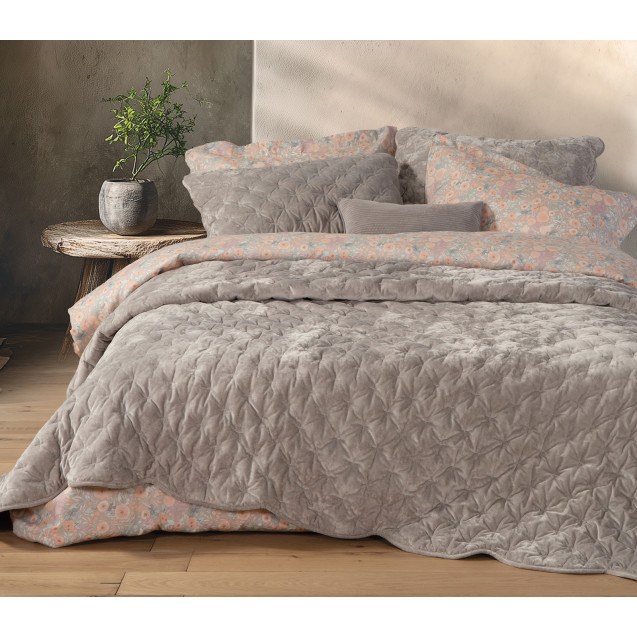Κουβερλί Υπέρδιπλο Nef-Nef Priver Grey 230x240