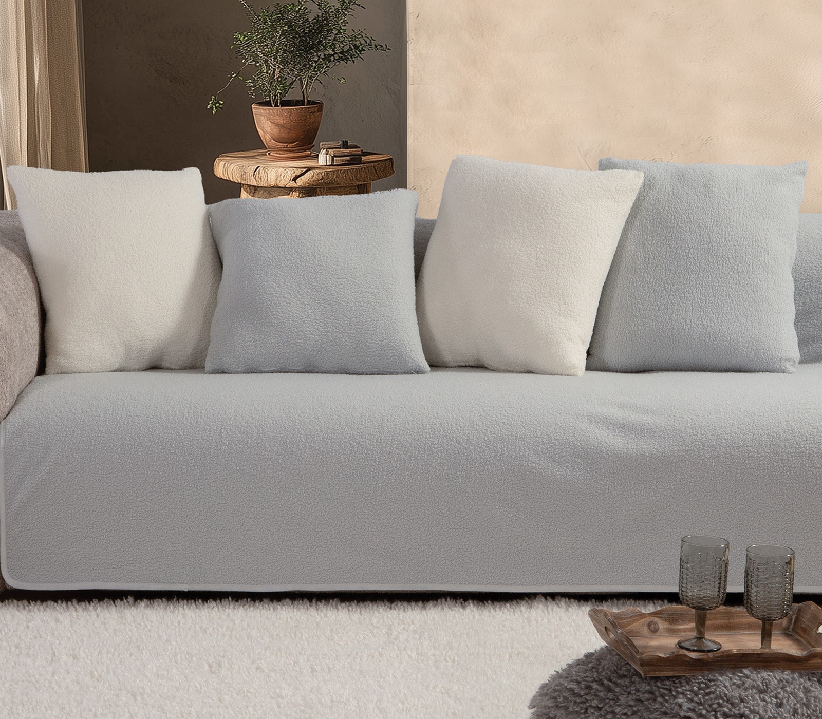 Ριχτάρι Πολυθρόνας Nef-Nef Breda Silver 180x180