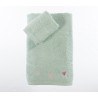 Σετ Παιδικές Πετσέτες 2 Τεμαχίων Nef-Nef Hearts Attack Aqua 30x50+70x140