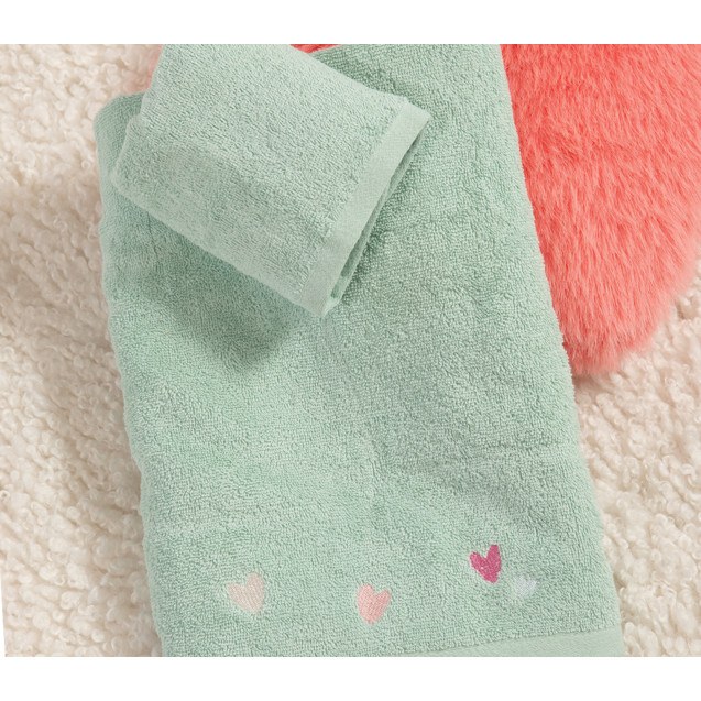 Σετ Παιδικές Πετσέτες 2 Τεμαχίων Nef-Nef Hearts...