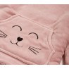 Παιδικό Πόντσο Με Γουνα Sherpa Nef-Nef Smiling Cat Pink 04-06