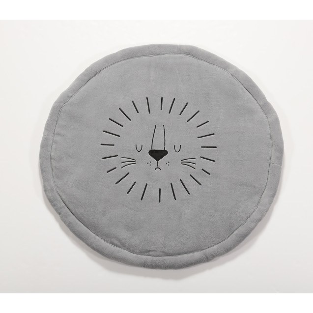 Χαλάκι Παιχνιδιού Nef-Nef Sleeping Lion Grey D.90