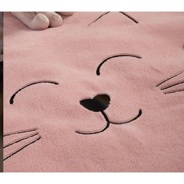 Χαλάκι Παιχνιδιού Nef-Nef Smiling Cat Pink D.90