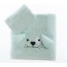 Σετ Βρεφικές Πετσέτες 2 Τεμαχίων Nef-Nef Life In The City Misty Blue 30x50+70x140
