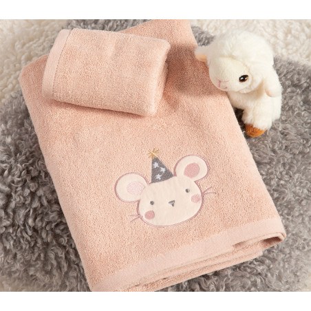 Σετ Βρεφικές Πετσέτες 2 Τεμαχίων Nef-Nef Special Party Blue 30x50+70x140