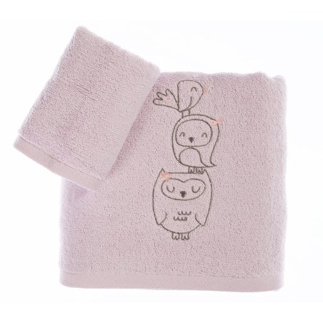 Σετ Βρεφικές Πετσέτες 2 Τεμαχίων Nef-Nef Best Friends Lavender 30x50+70x140