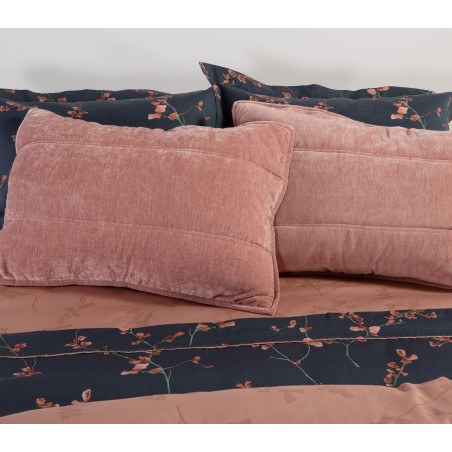 Σετ Μαξιλαροθήκες Διακόσμησης 2 Τεμαχίων Nef-Nef Vania Blue/Black 52x72