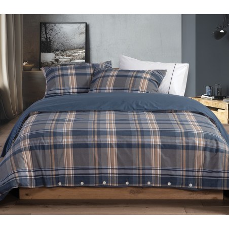 Σετ Σεντόνια Υπέρδιπλα 4 Τεμαχίων Nef-Nef Nau Surface Denim 240x270