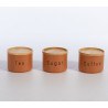 Σετ Δοχεία Αποθήκευσης 3 Τεμαχίων Nef-Nef Coffee-Tea-Sugar Green 12x12x8,8