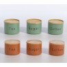 Σετ Δοχεία Αποθήκευσης 3 Τεμαχίων Nef-Nef Coffee-Tea-Sugar Terra 12x12x8,8