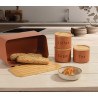 Σετ Δοχεία Αποθήκευσης 3 Τεμαχίων Nef-Nef Coffee-Tea-Sugar Terra 12x12x8,8