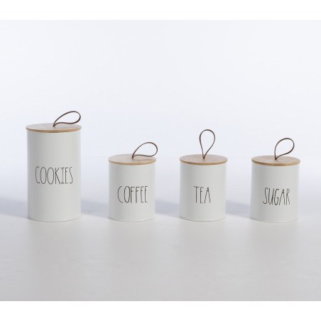 Δοχείο Για Τσάι Nef-Nef Tea Time Black 10.4x10.4x13