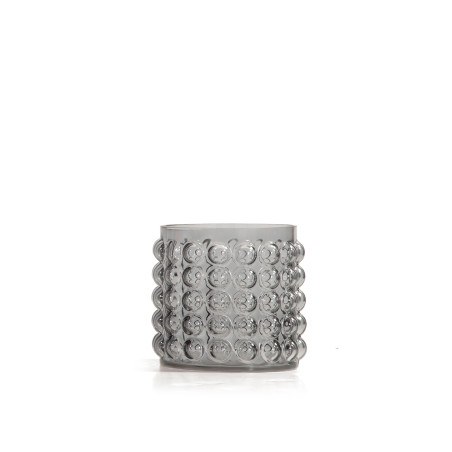 Γυάλινο Βάζο Nef-Nef Olmo Grey 16x17