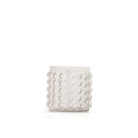 Γυάλινο Βάζο Nef-Nef Olmo Grey 16x17