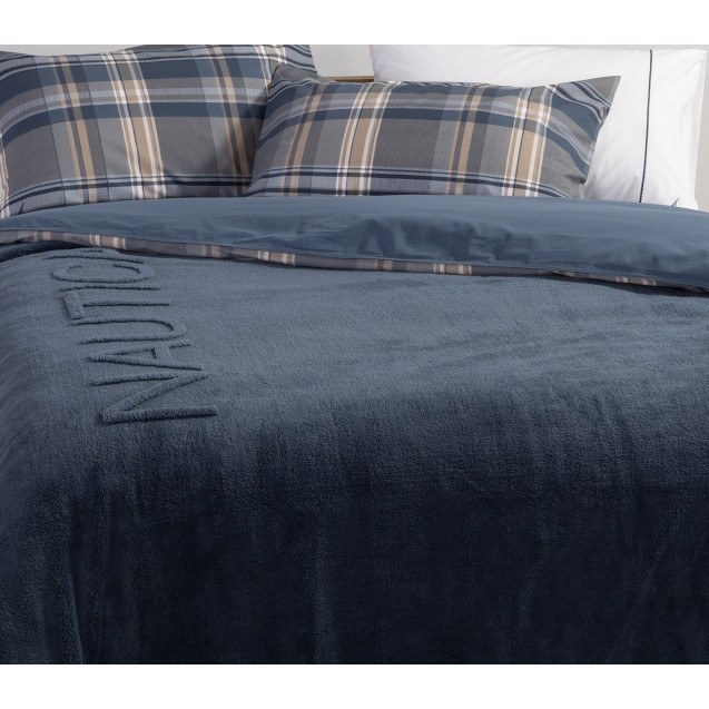 Κουβέρτα Fleece Υπέρδιπλη Nef-Nef Nau Wave Blue...