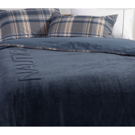 Κουβέρτα Fleece Υπέρδιπλη Nef-Nef Nau Wave Green 230x240