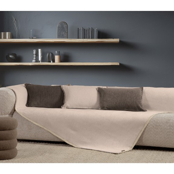 Ριχτάρι Τριθέσιου Nef-Nef New Tanger N.Beige/Ecru 180x300