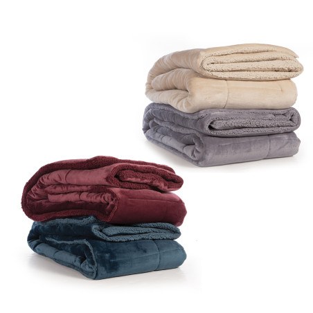 Κουβερτοπάπλωμα Μονό Nef-Nef Singular Bordo 160x220