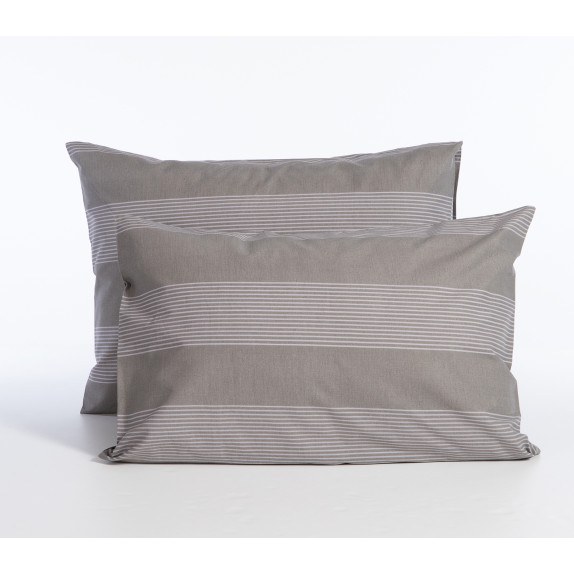 Μαξιλαροθήκη Nef-Nef Casual Stripe D.Grey 52x72