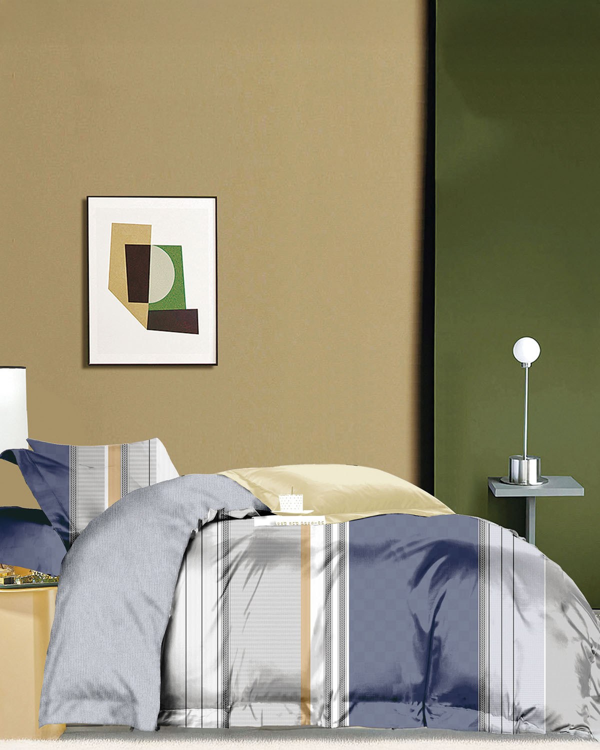 Σετ Παπλωματοθήκη Υπέρδιπλη 3 Τεμαχίων Rythmos Cattle 2