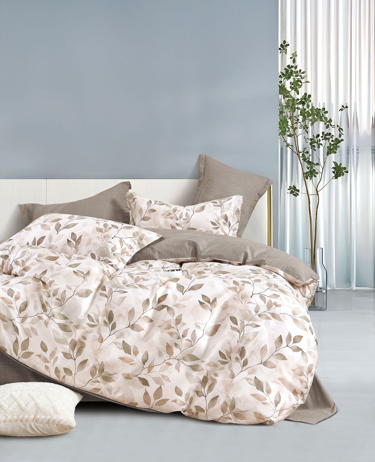 Σετ Σεντόνια Υπέρδιπλα 4 Τεμαχίων Rythmos Otomi 230x260