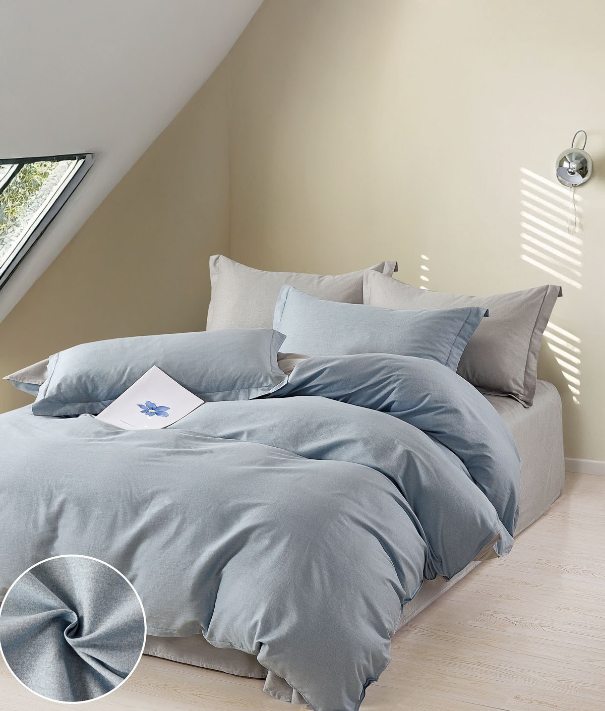 Σετ Σεντόνια Υπέρδιπλα 4 Τεμαχίων Rythmos Ohio 230x260