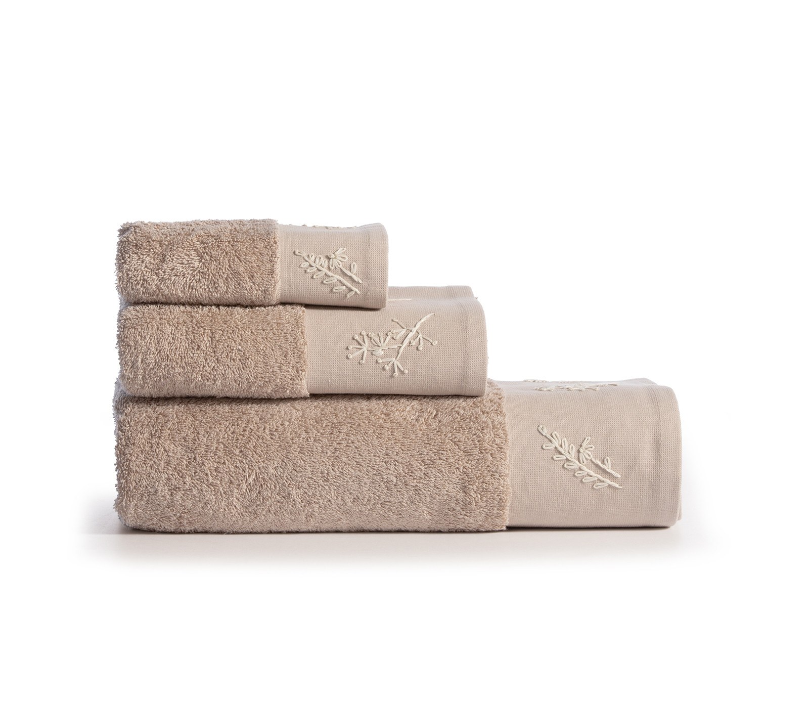Σετ Πετσέτες 3 Τεμαχίων Nef-Nef Perfection Beige 30x50+