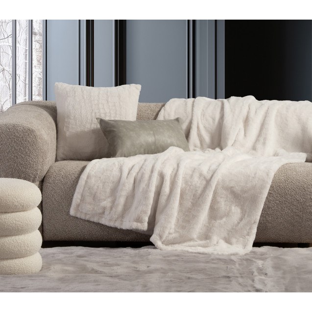 Ριχτάρι Πολυθρόνας Nef-Nef Mentor Ecru 130x180