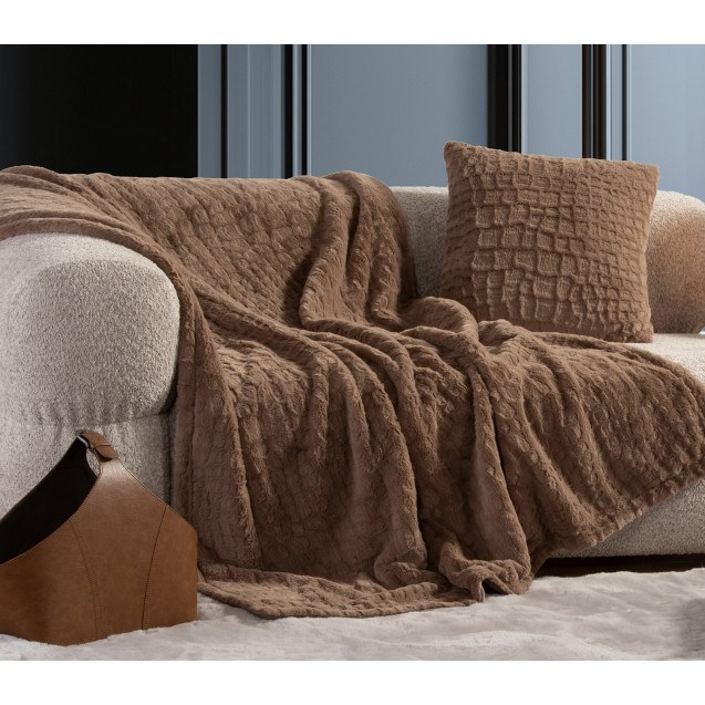 Ριχτάρι Πολυθρόνας Nef-Nef Mentor Mocca 130x180