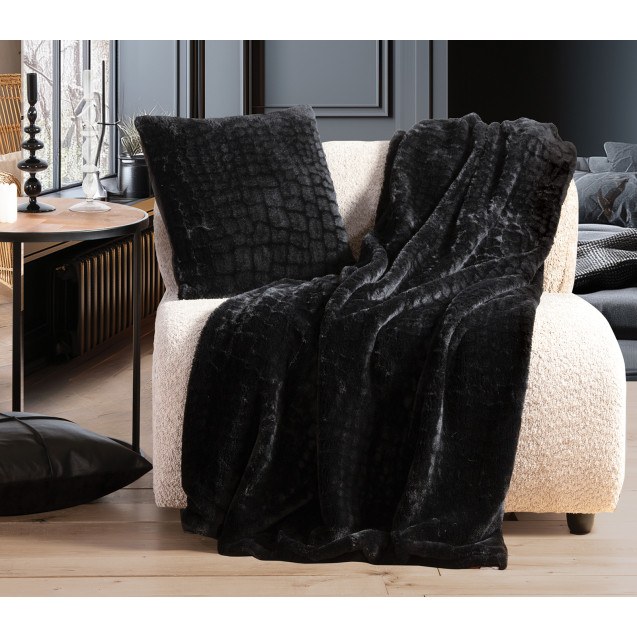 Ριχτάρι Πολυθρόνας Nef-Nef Mentor Black 130x180