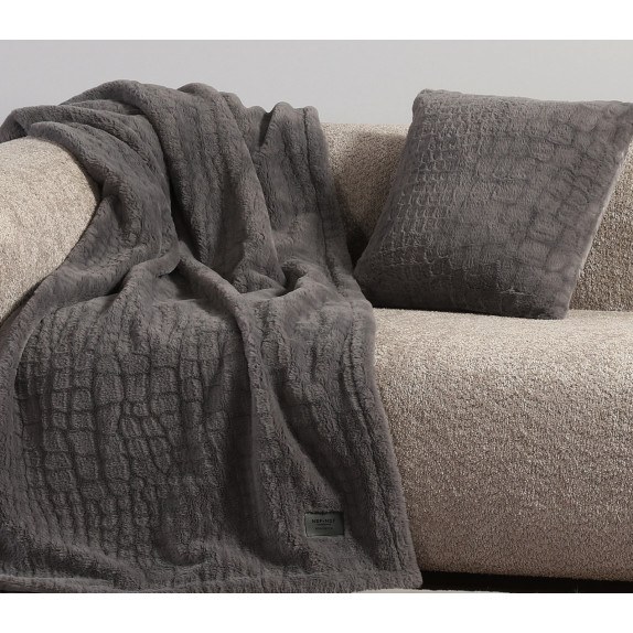 Ριχτάρι Πολυθρόνας Nef-Nef Mentor Grey 130x180