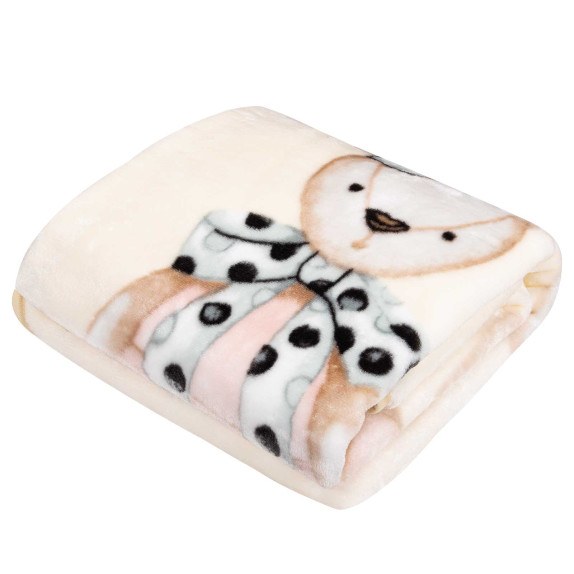 Κουβέρτα Βελουτέ Κούνιας Greenwich Polo Club 8859 Cream...