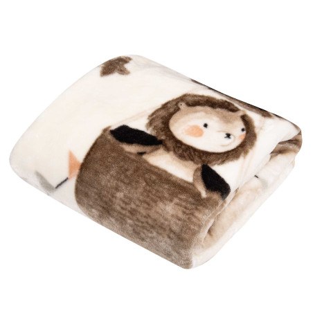 Κουβέρτα Βελουτέ Κούνιας Greenwich Polo Club 8860 Taupe 110x140