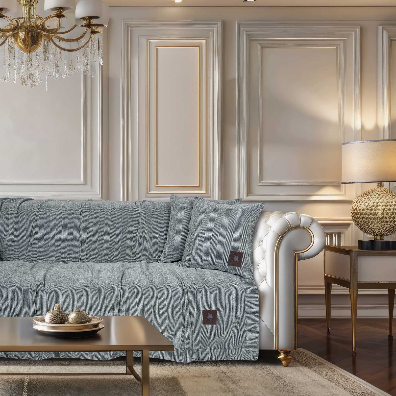 Ριχτάρι Τριθέσιου Greenwich Polo Club 3947 Grey 180x300