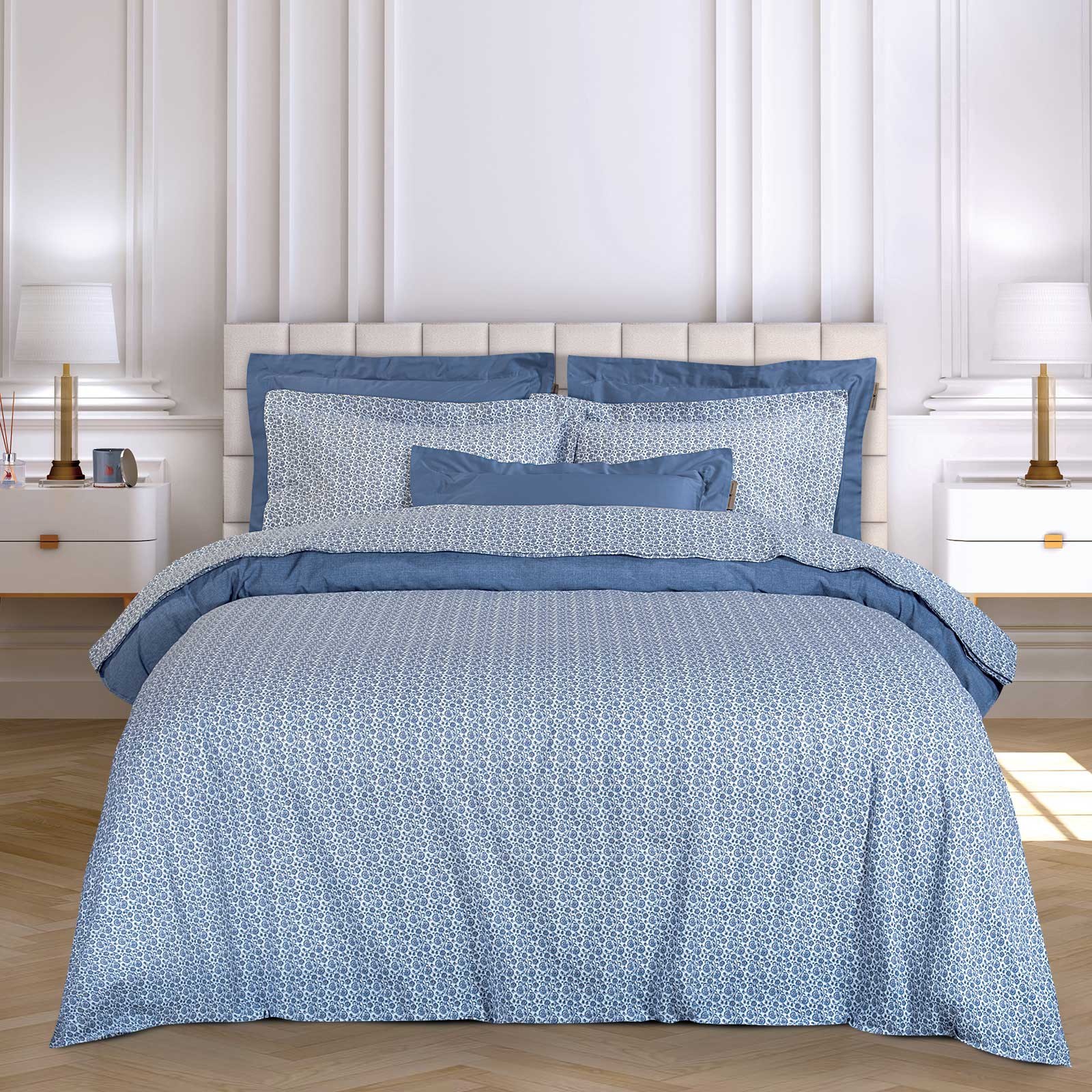 Σετ Σεντόνια King Size 4 Τεμαχίων Greenwich Polo Club 2372 Royal Blue 260x280