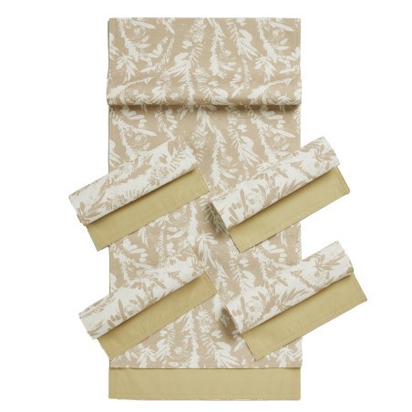 Σετ Κουζίνας 5 Τεμαχίων Das Home 0869 Beige 45x180,30x45