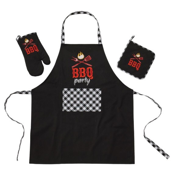 Σετ Κουζίνας 3 Τεμαχίων Das Home 0862 Black...