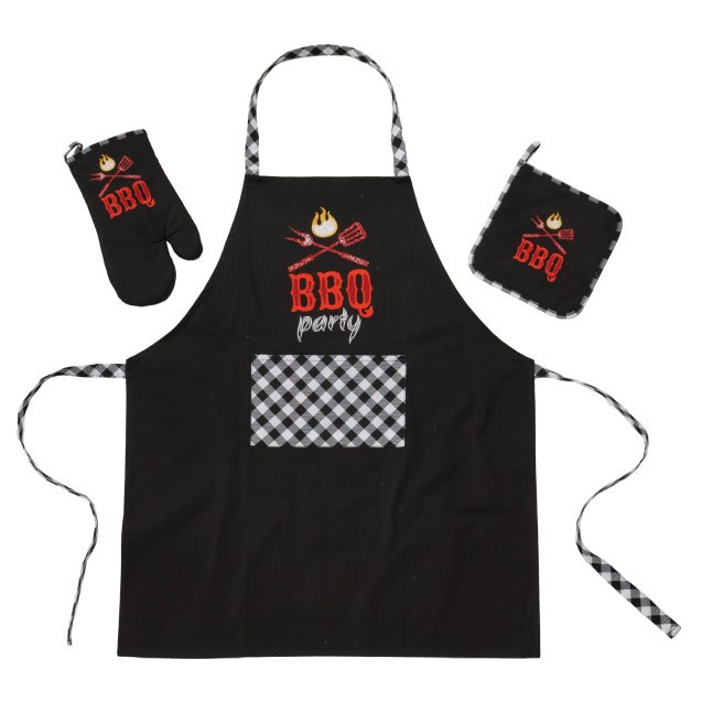 Σετ Κουζίνας 3 Τεμαχίων Das Home 0862 Black...