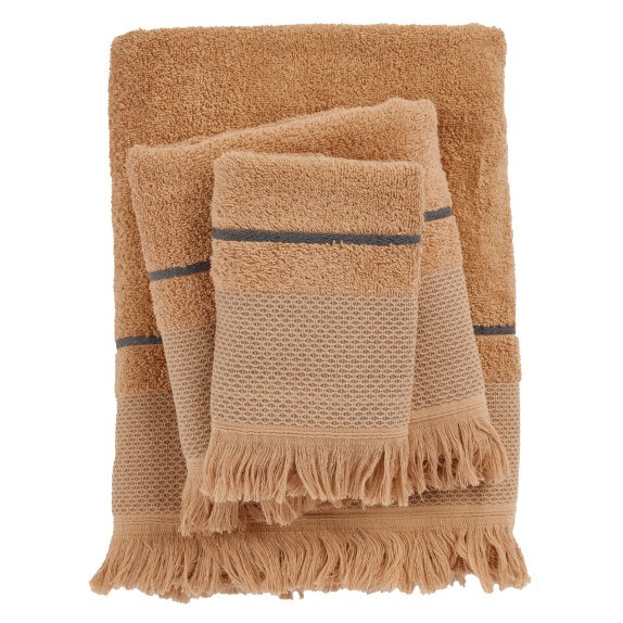 Σετ Πετσέτες 3 Τεμαχίων Das Home 0843 Teracotta...