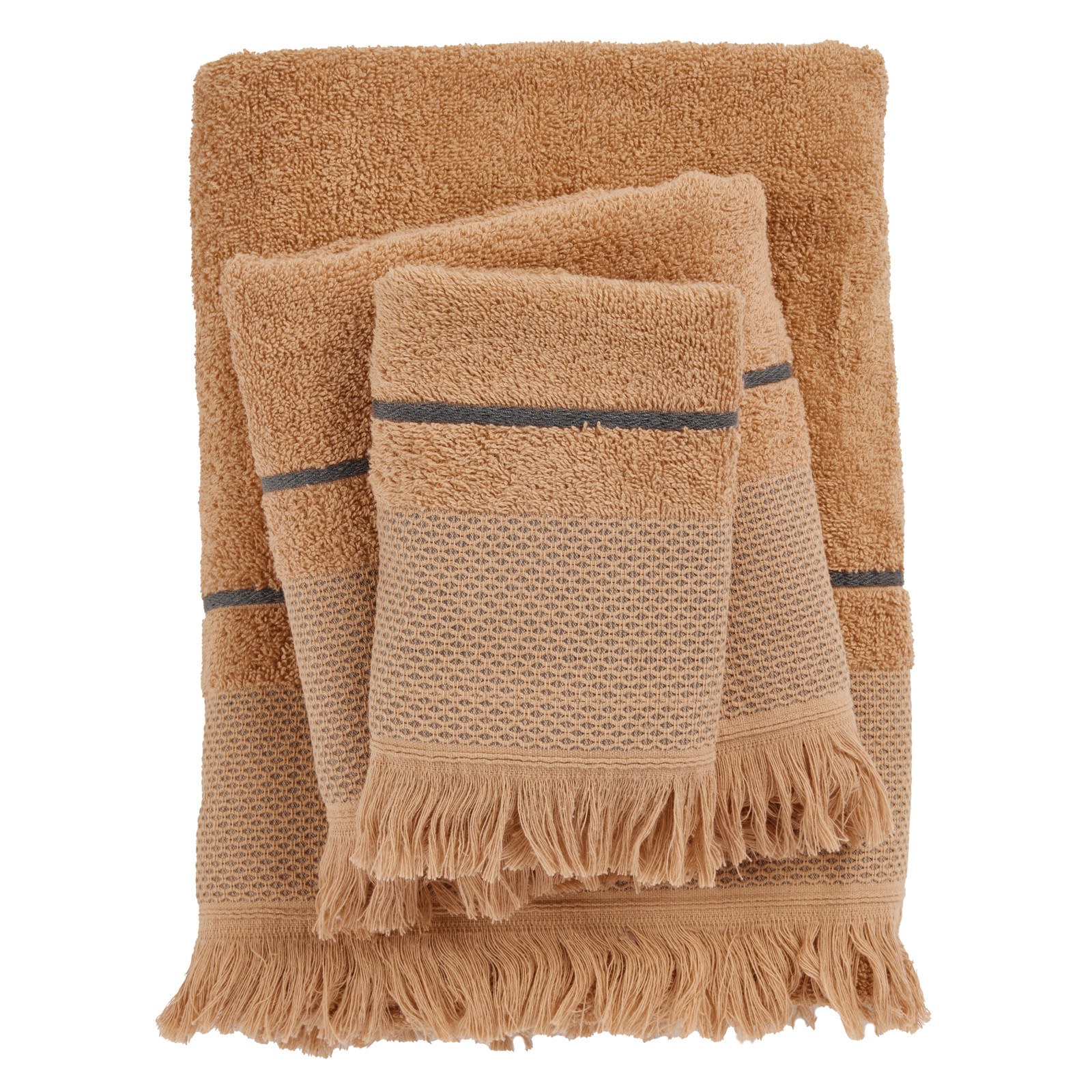 Σετ Πετσέτες 3 Τεμαχίων Das Home 0843 Teracotta 30x50,5